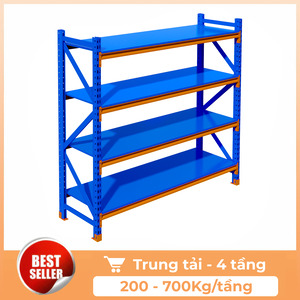 Kệ trung tải vũng t àu 4 tầng