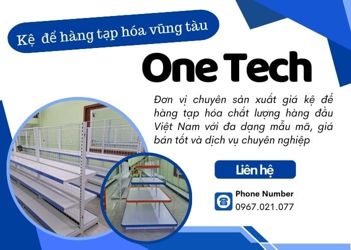 Đơn vị mua giá kệ bày hàng Vũng Tàu tại One Tech