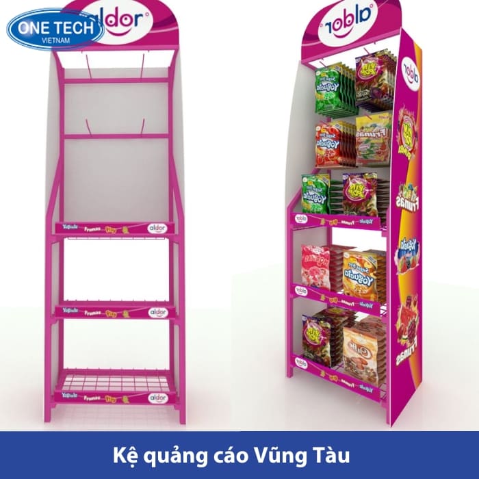 Kệ quảng cáo tại Vũng Tàu bền đẹp, bắt mắt 